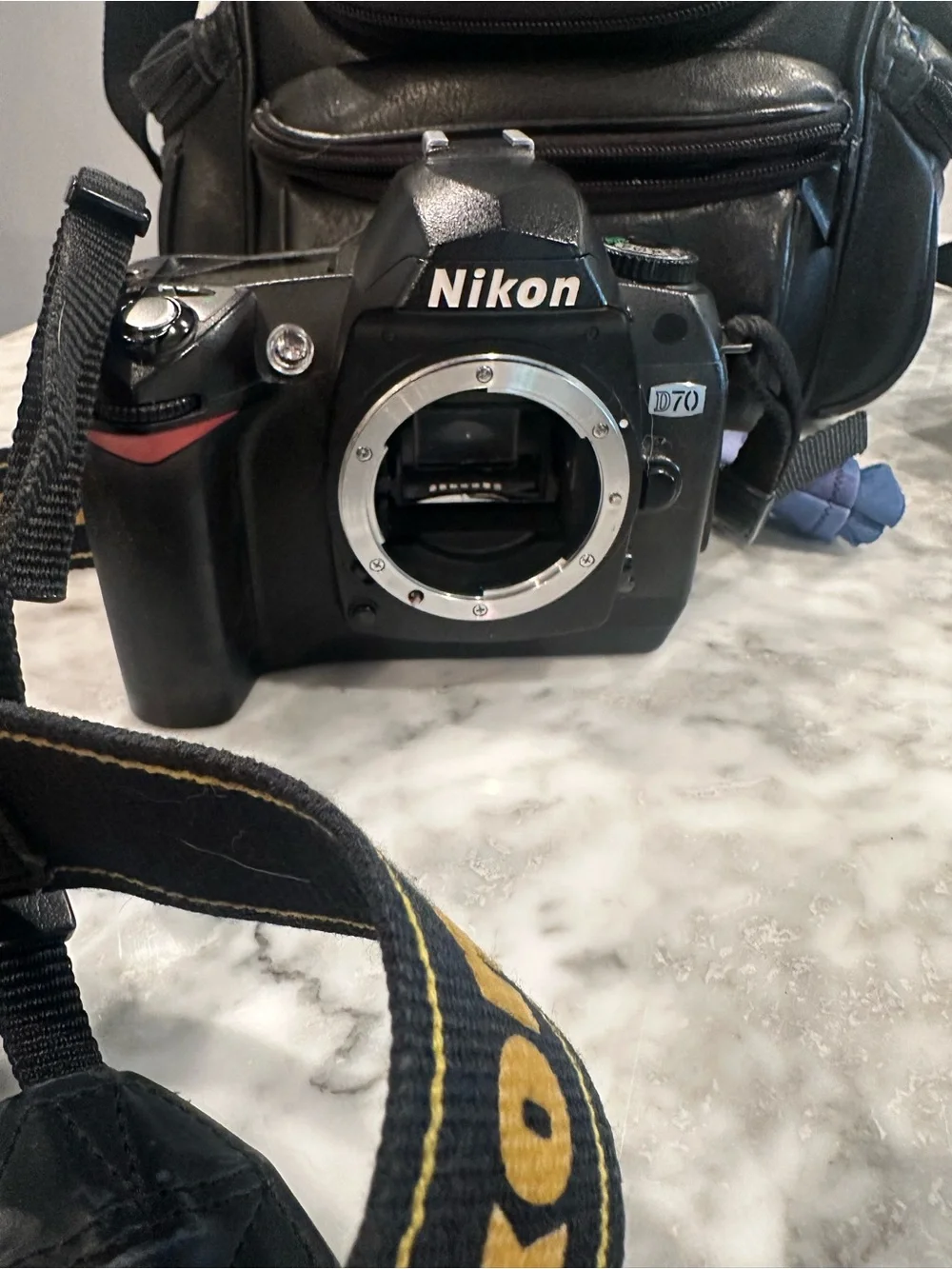 Nikon D70 DSLR Camera Kit w/ 18-135mm Lens, SB-50DX Flash, Charger, Bag & Strap